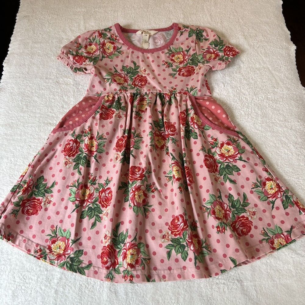 GIRLS MATILDA JANE Brilliant daydream Pretty In Pink Dress SIZE 4 Excellent Used